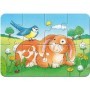 Primul meu puzzle animale 2/4/6/8 piese